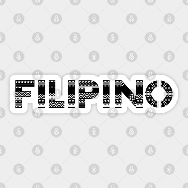 FILIPINO 3 Sticker by ArtNimexion